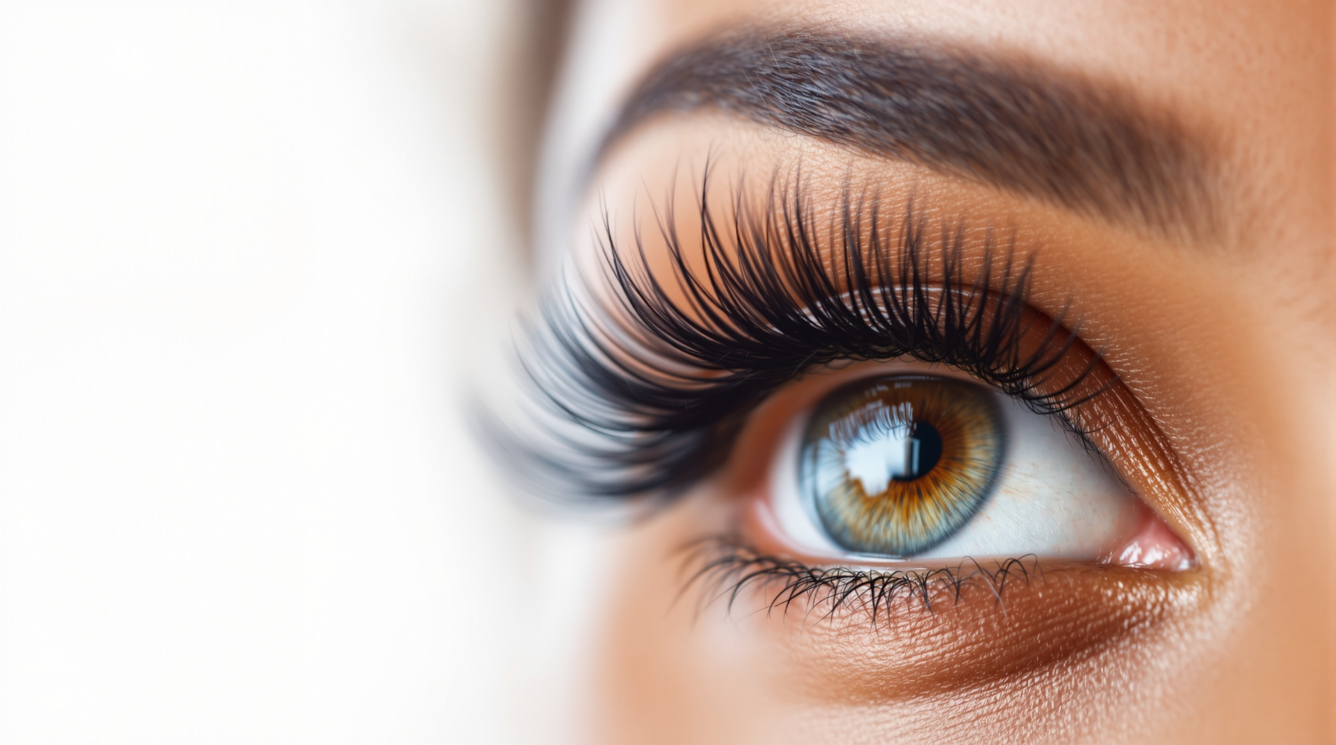 Volume lash extensions client result at Lash Box Syosset